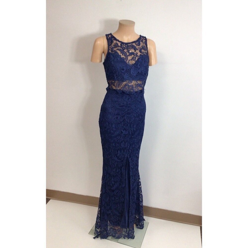Maniju Prom Dress 2 Piece Crop Womens Medium - Picture 3 of 8